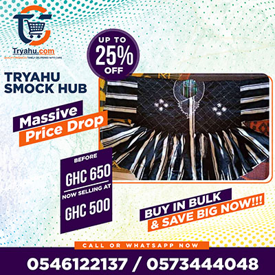 Stylish Ghanaian Fugu Smocks | Shop Online at Tryahu